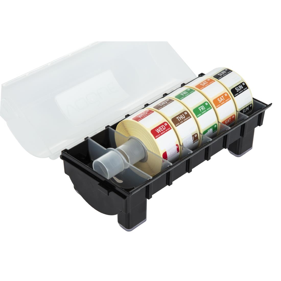 Removable Colour Coded Food Labels with 1" Dispenser