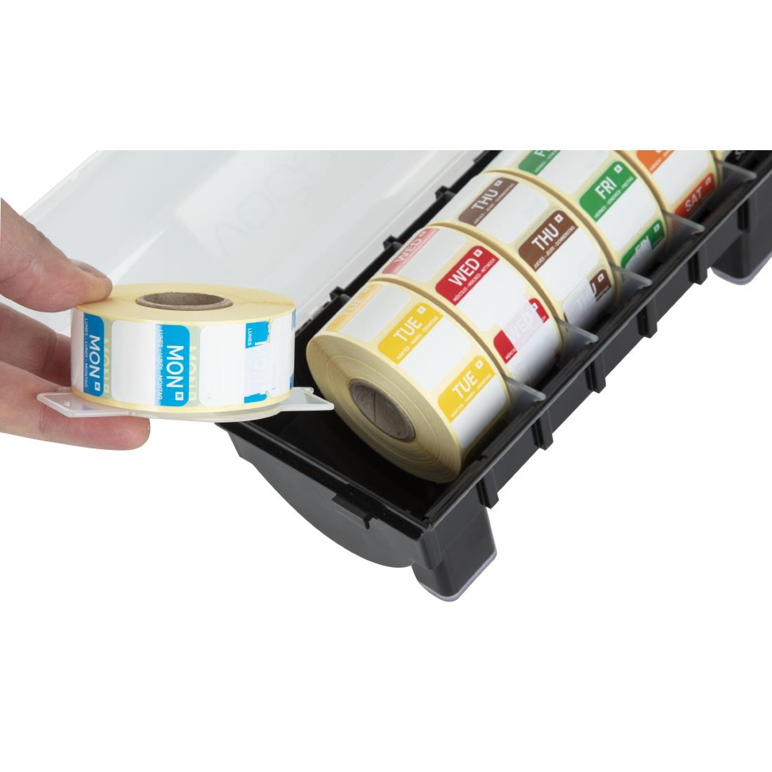 Removable Colour Coded Food Labels with 1" Dispenser