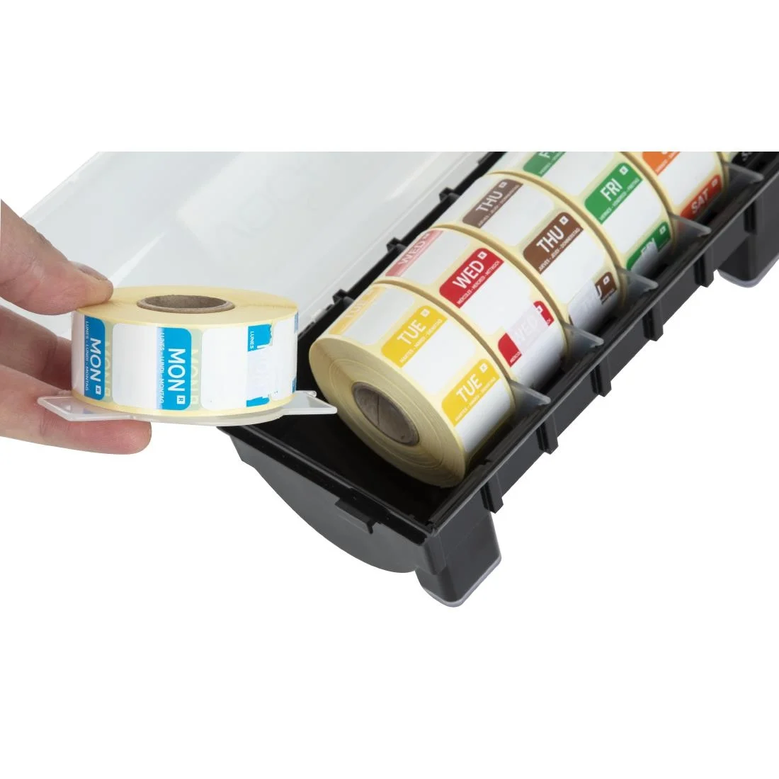 Removable Colour Coded Food Labels with 1" Dispenser - Image 5
