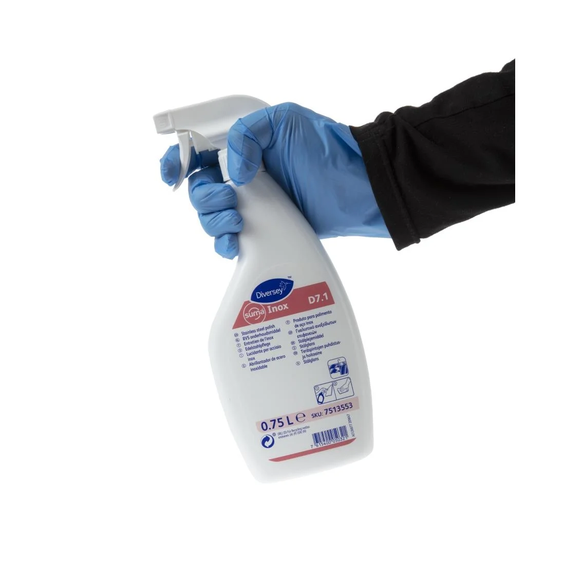 Suma Inox D7.1 Stainless Steel Polish 750ml - Image 5