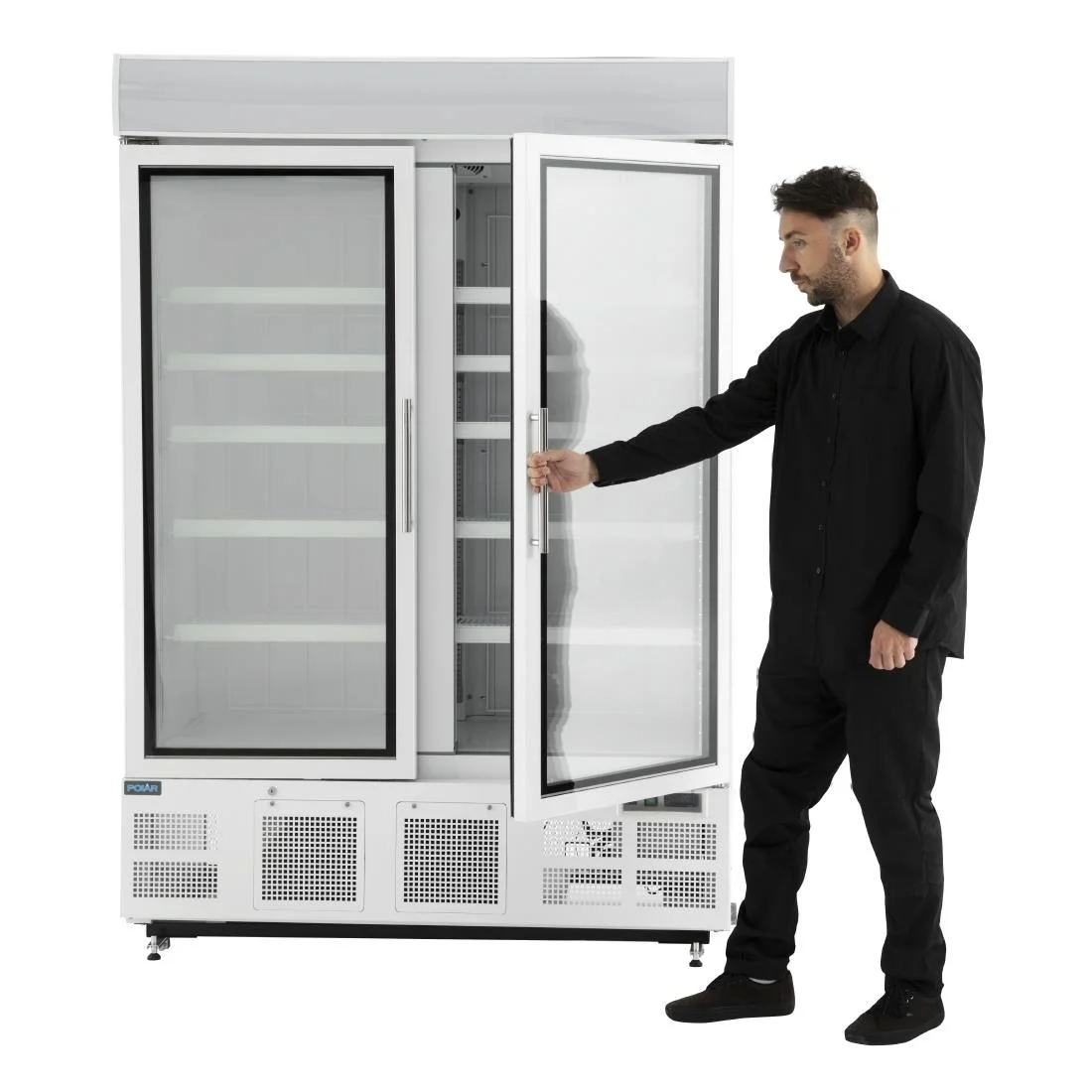 Polar Display Freezer with Light Box 920Ltr - Image 8