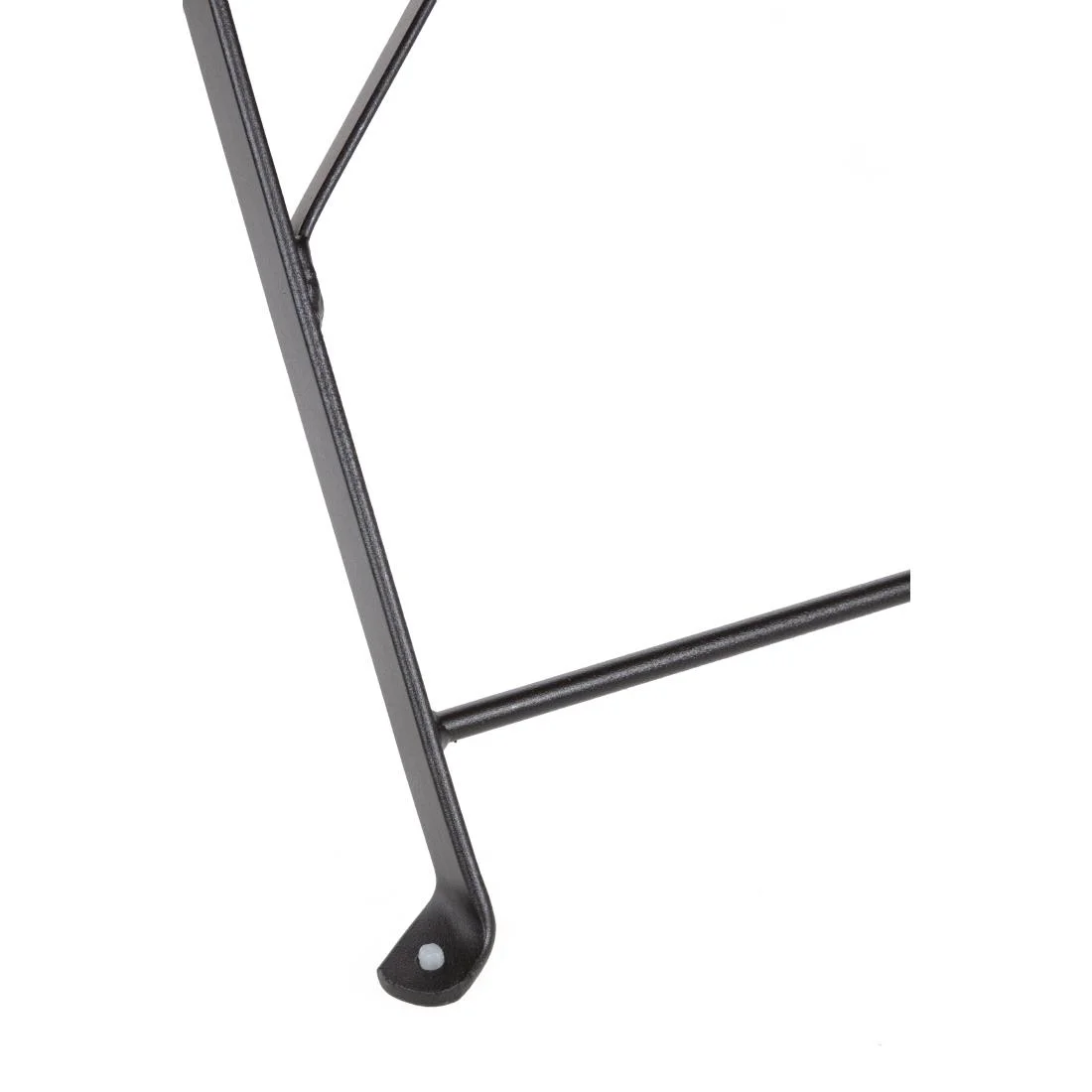 Bolero Perth Black Pavement Style Steel Folding Chairs (Pack of 2) - Image 10