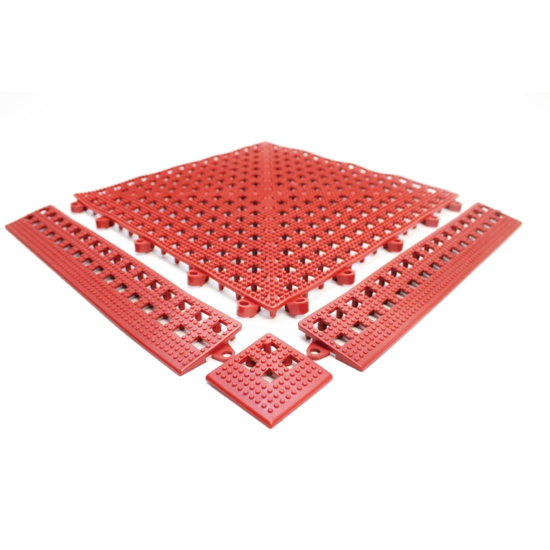 Coba Red Corner Flexi-Deck Tiles