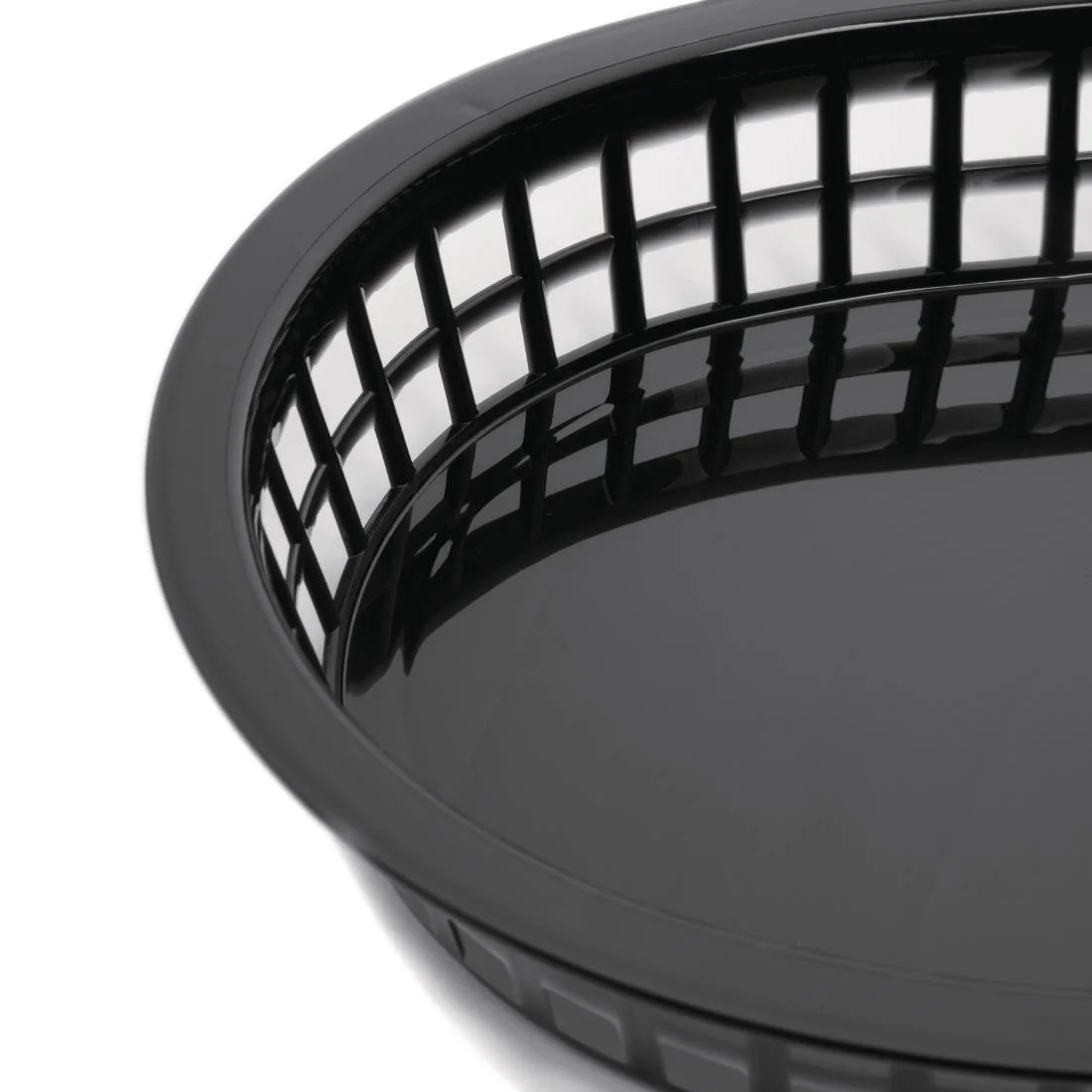 Oval Food Basket Black - Image 2