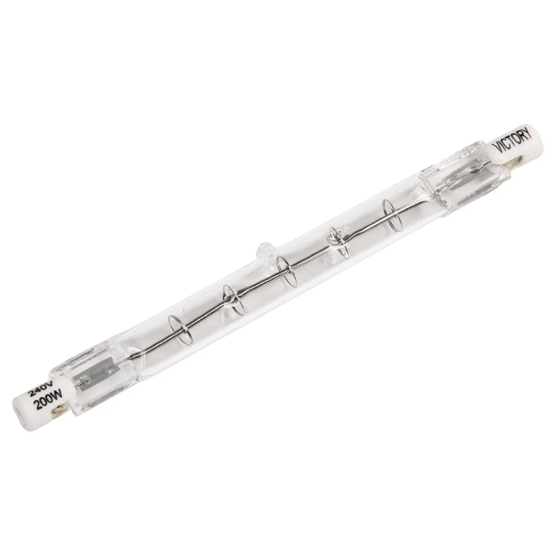 Bare Infrared Quartz Heat Bulb 118mm 200W