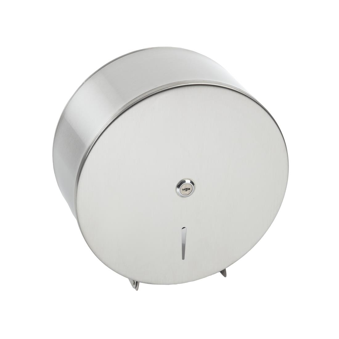 Jantex Stainless Steel Jumbo Roll Tissue Dispenser