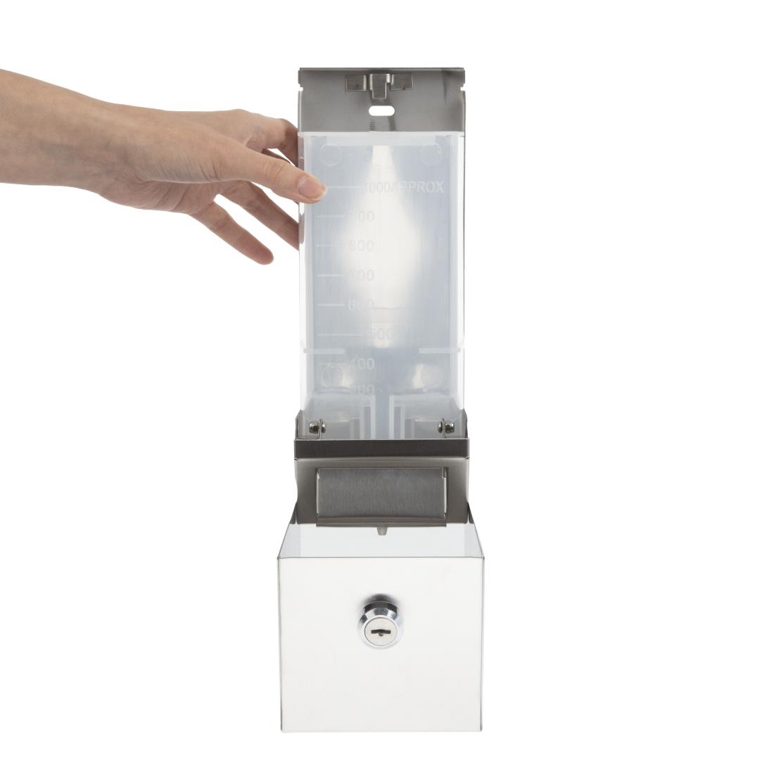 Jantex Stainless Steel Soap Dispenser 1 Litre