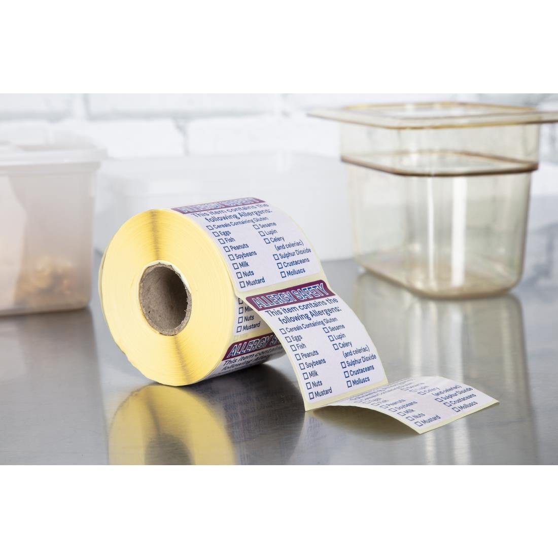 Vogue Allergen Food Labels