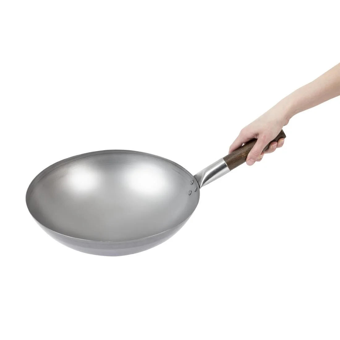 London Wok Round Bottom Wok 330mm - Image 8