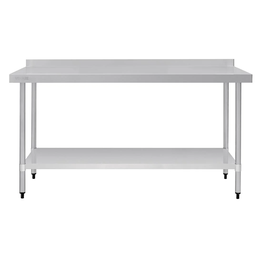 Vogue Stainless Steel Table with Upstand 1800mm - Image 5