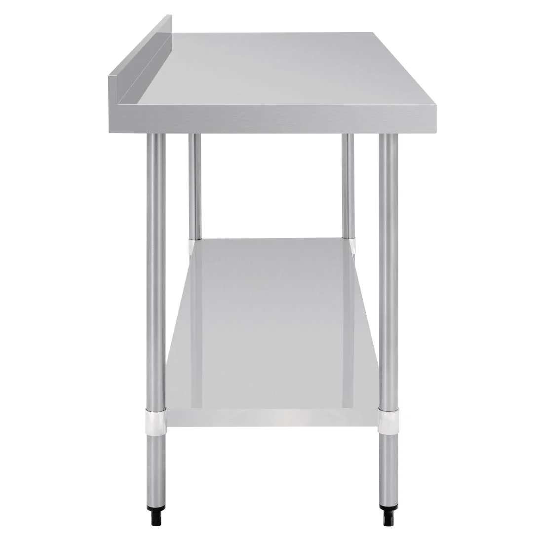 Vogue Stainless Steel Table with Upstand 1800mm - Image 6