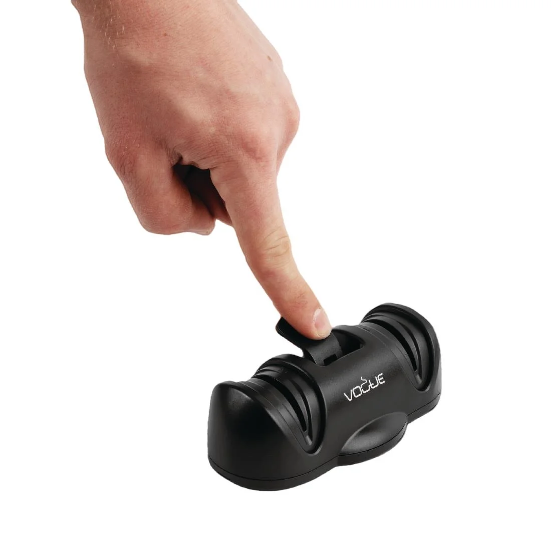 Vogue Manual 2 Stage Knife Sharpener with Suction Base - Image 3