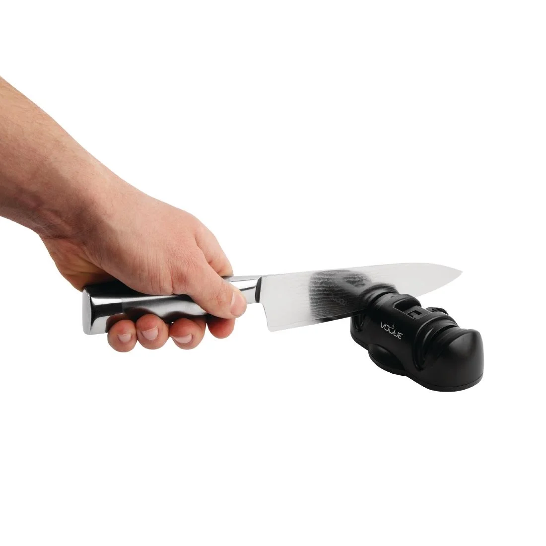 Vogue Manual 2 Stage Knife Sharpener with Suction Base - Image 4