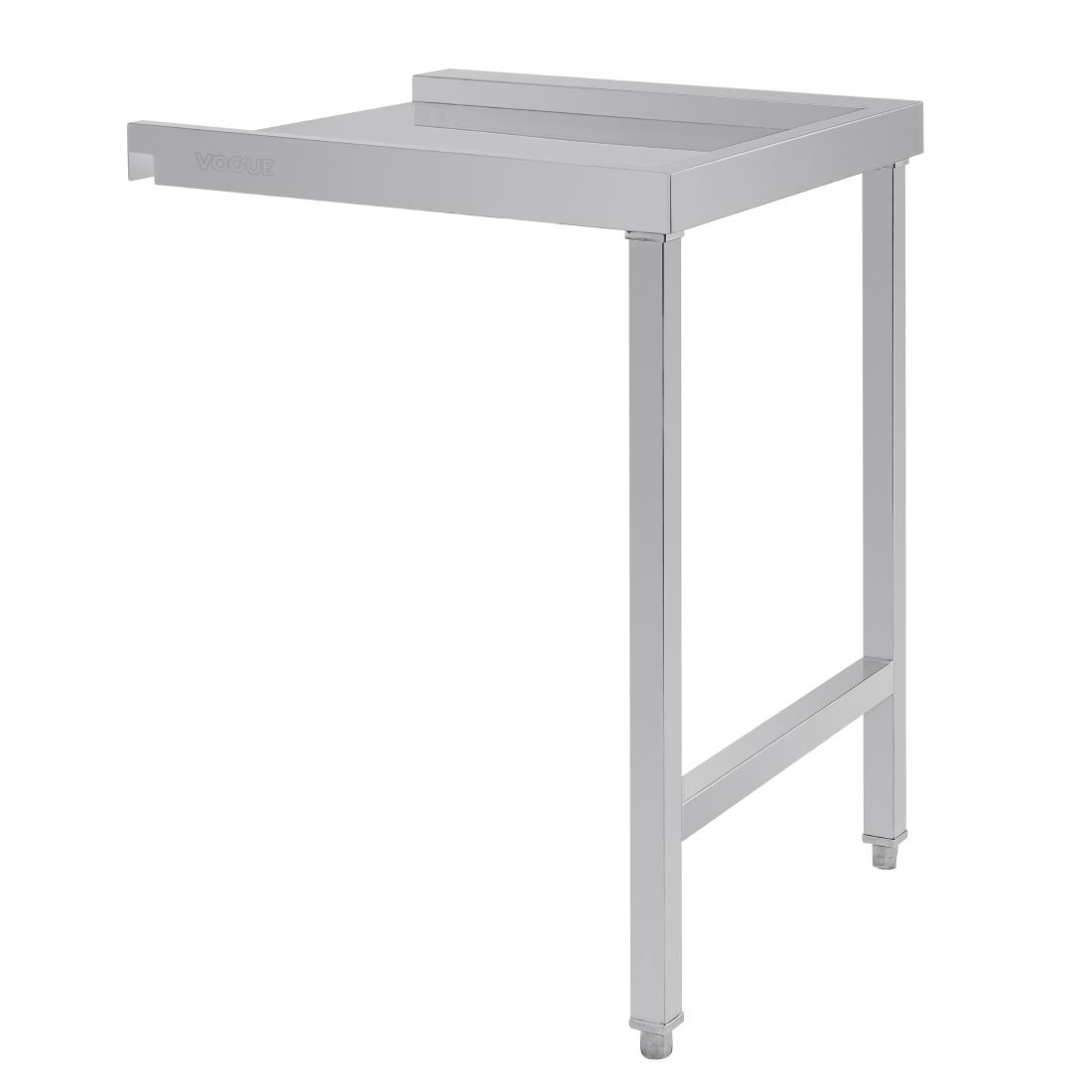 Vogue Pass Through Dishwash Table Left 600mm