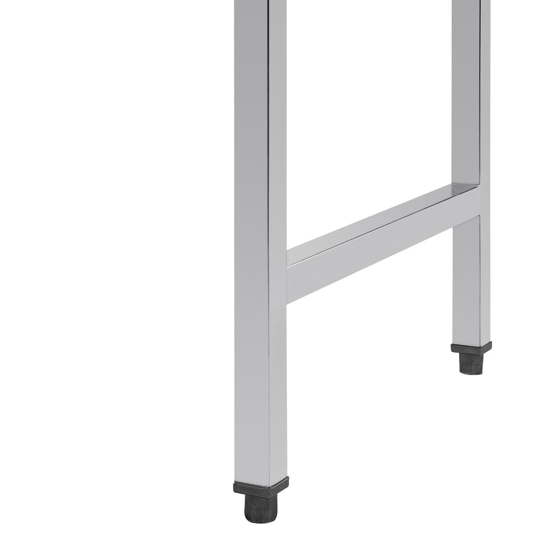 Vogue Pass Through Dishwash Table Left 600mm