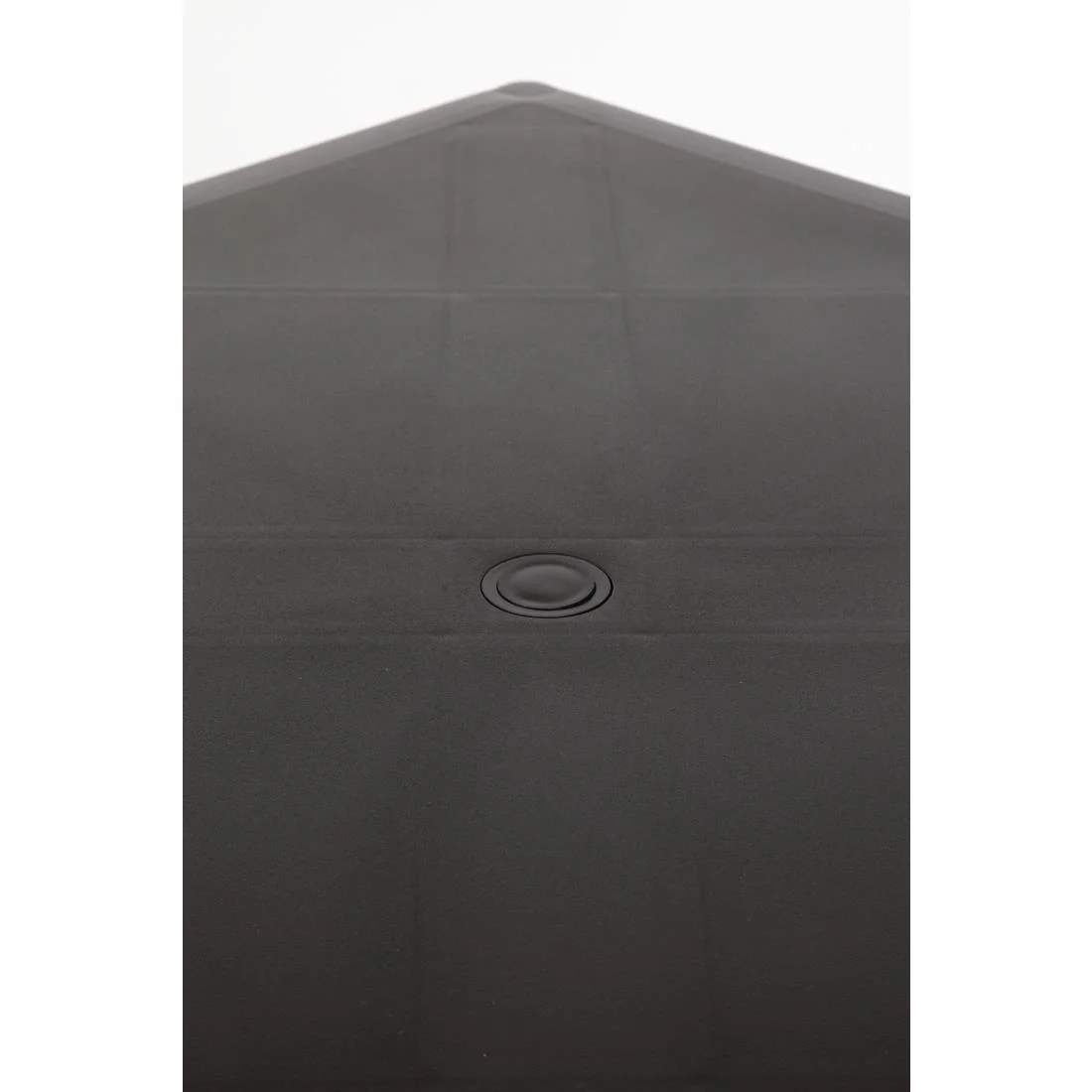 Black Square Table with Aluminium Legs 750mm - Image 3