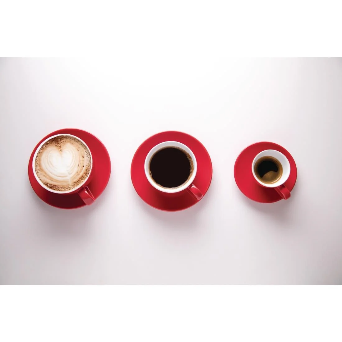 Olympia Cafe Espresso Cups Red 100ml - Image 4