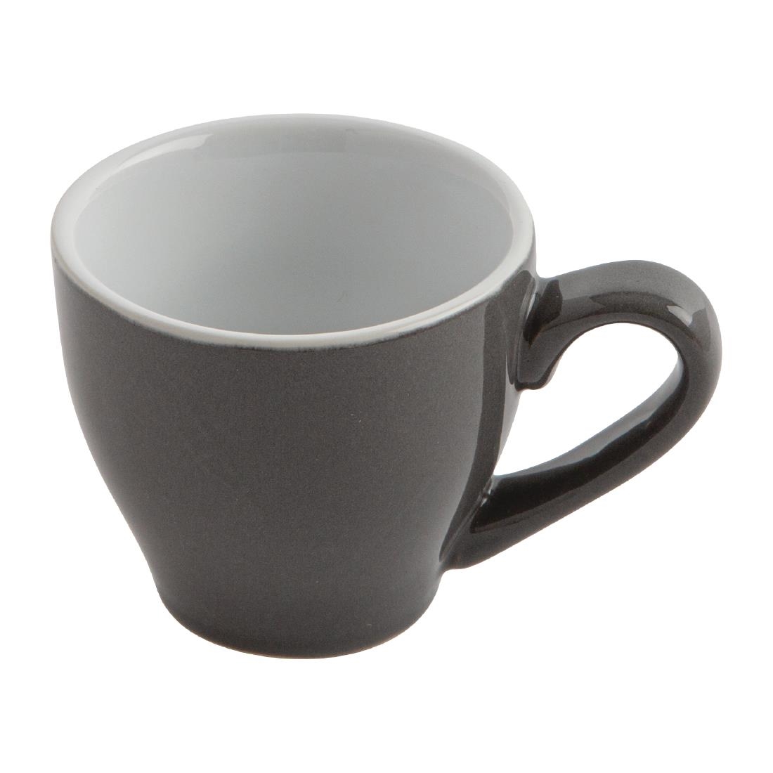 Olympia Cafe Espresso Cups Charcoal 100ml