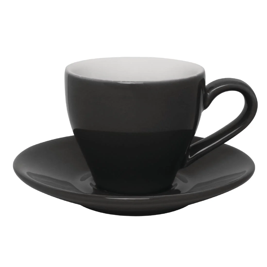 Olympia Cafe Espresso Cups Charcoal 100ml - Image 4