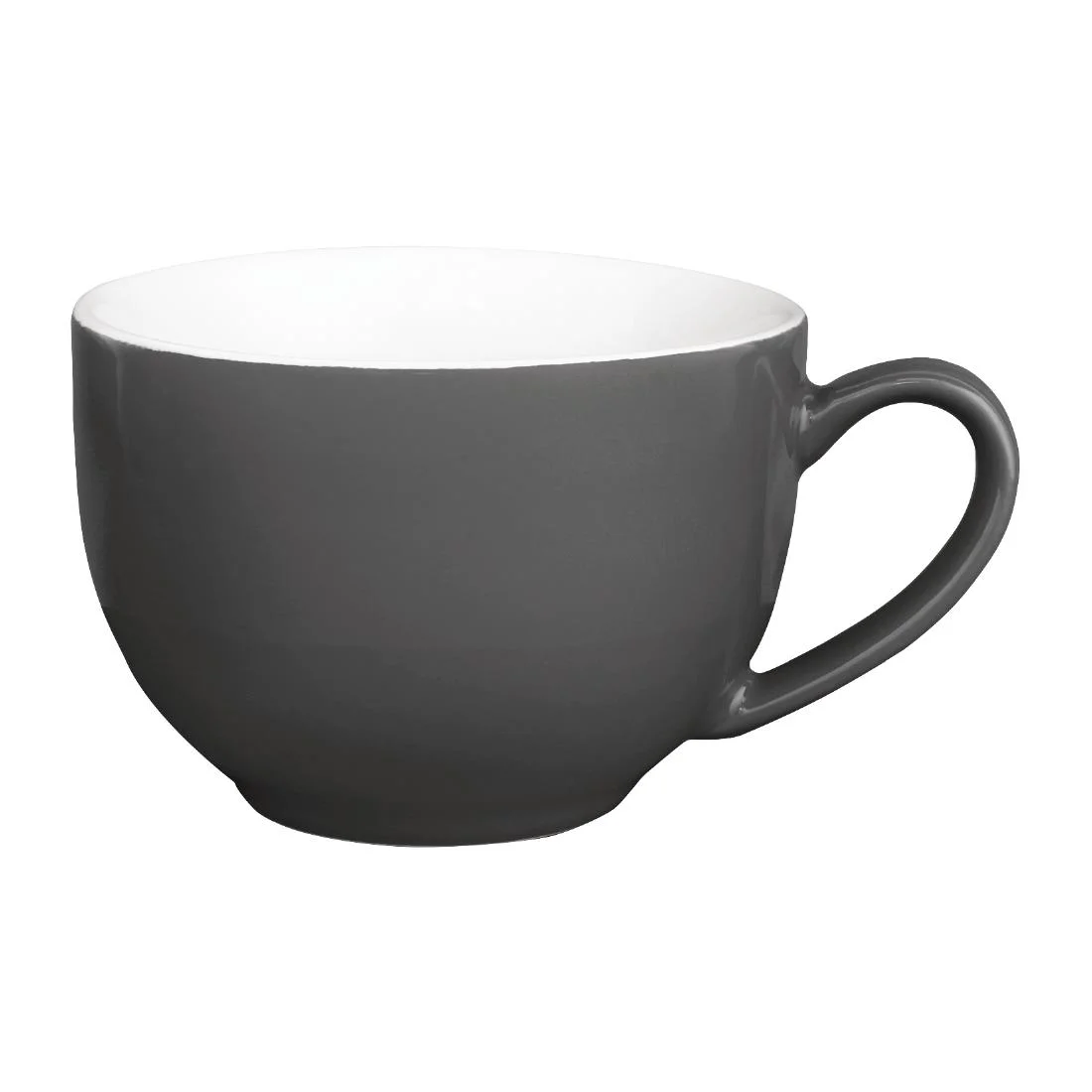 Olympia Cafe Cappuccino Cups Charcoal 340ml