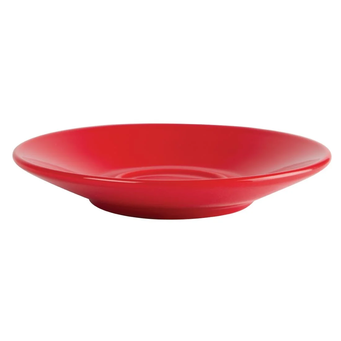 Olympia Cafe Espresso Saucers Red 116.5mm - Image 6