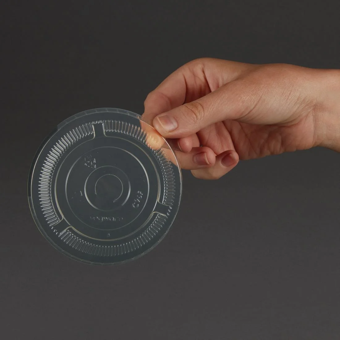 Vegware Compostable Cold Cup Flat Lids 340ml / 12oz and 455ml / 16oz (Pack of 1000) - Image 3