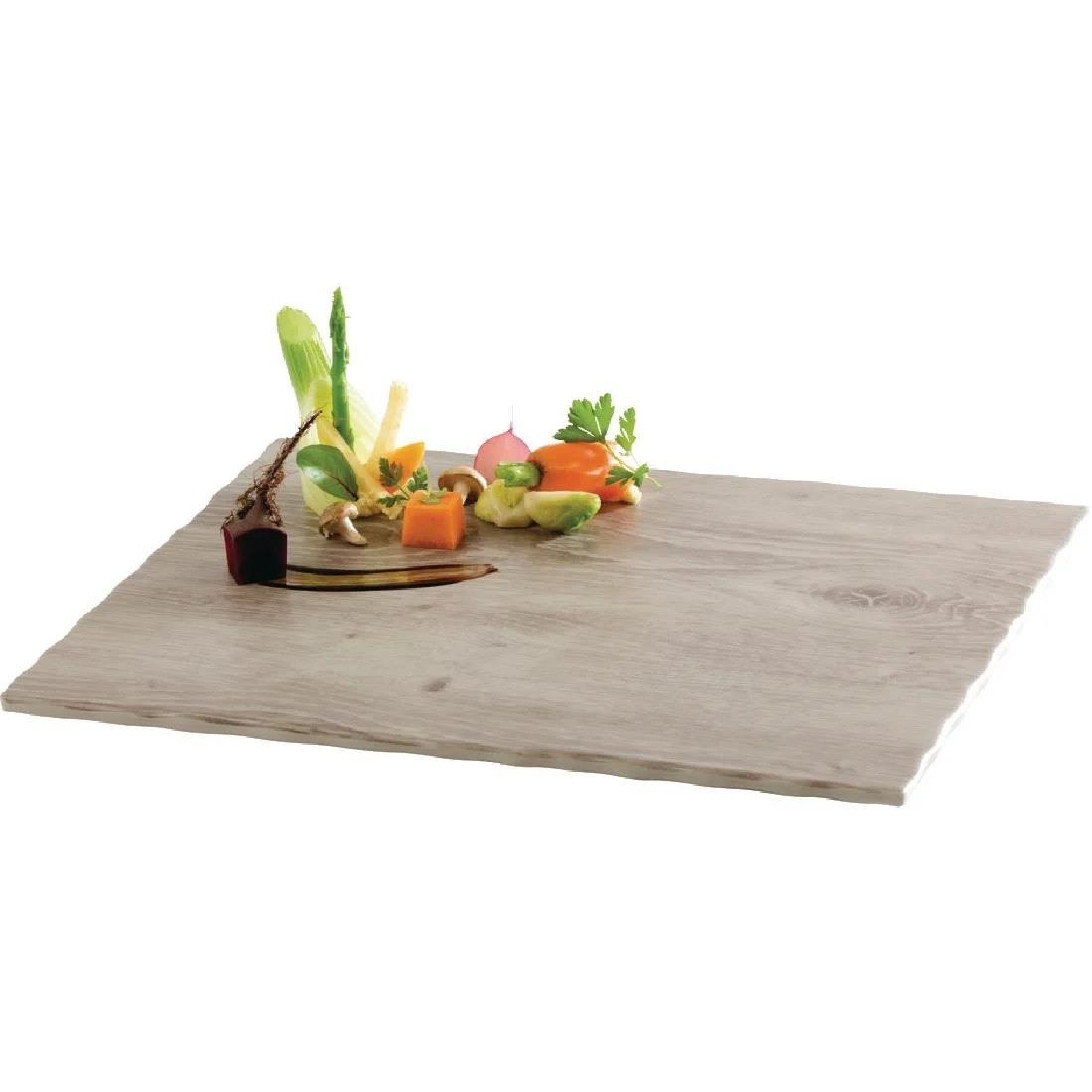 APS Wood Effect Melamine Tray GN 1/3 - Image 2