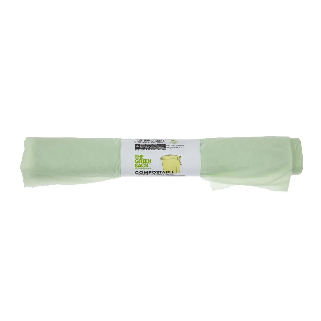 Jantex Small Compostable Caddy Sack 10 Litre Pack of 24 - Image 2
