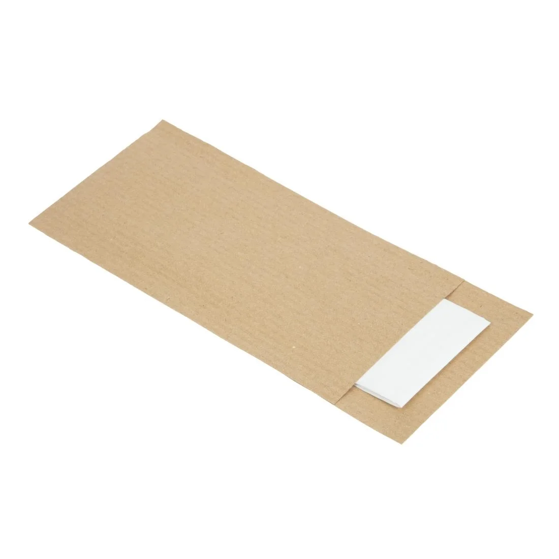 Europochette Brown Cutlery Pouch with White Napkin - Image 2