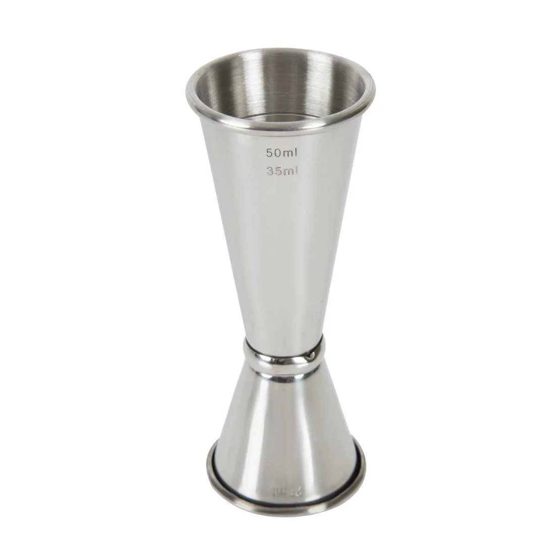 Beaumont Mezclar 25/35/50NGS Stainless Steel Banded Jigger - Image 1