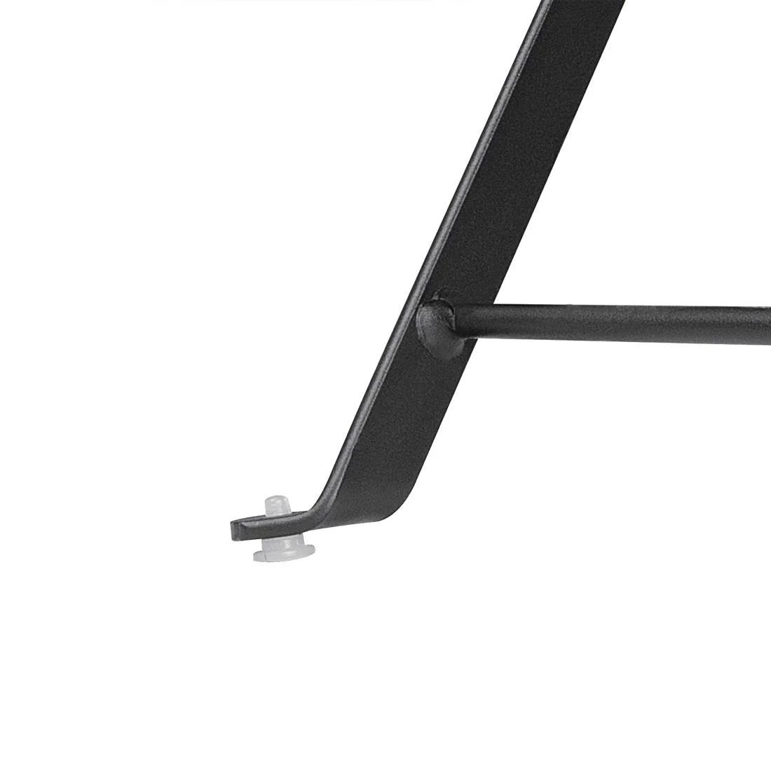 Bolero Black Square Pavement Style Steel Table - Image 6