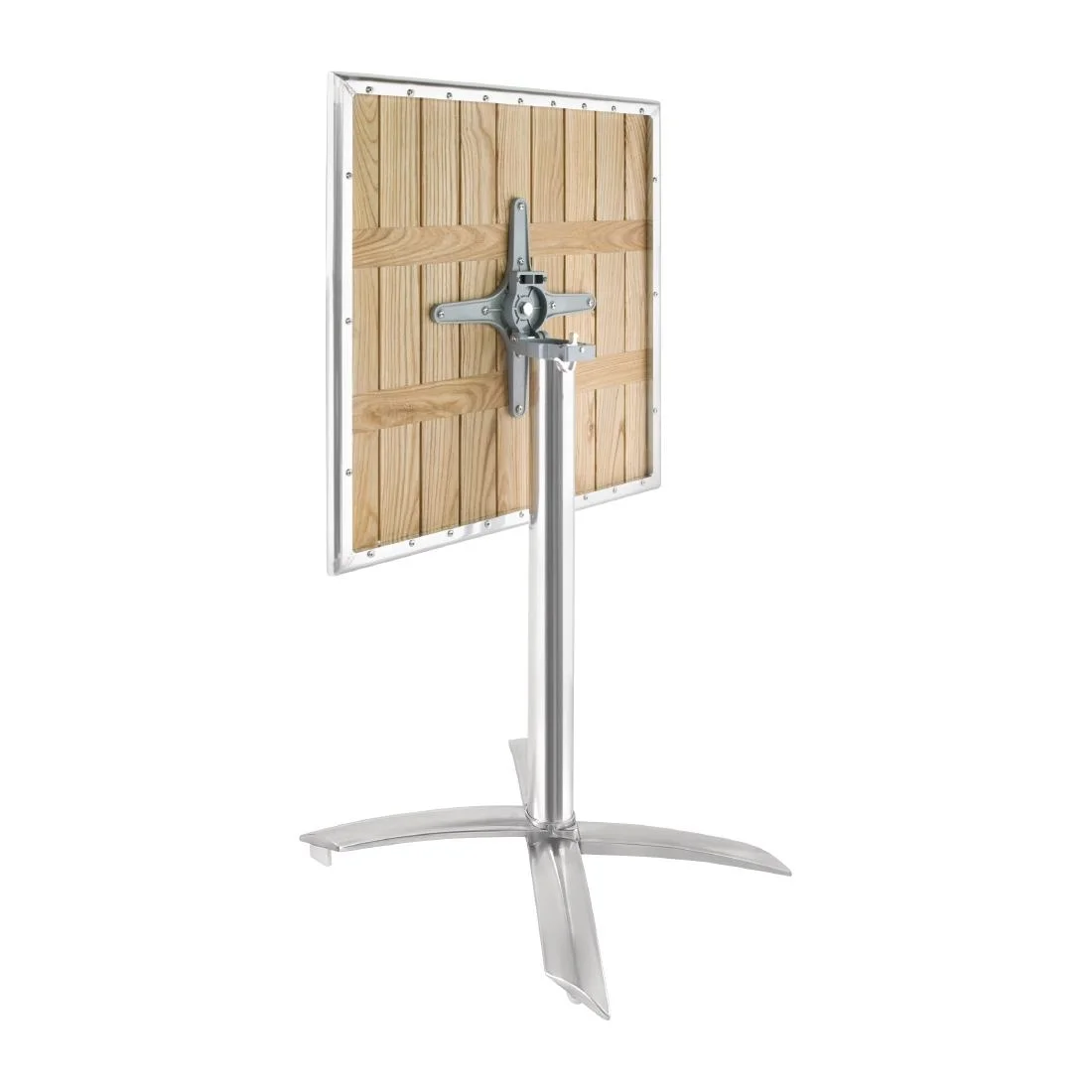 Bolero Ash Flip Top Square Bistro Table 600mm - Image 3