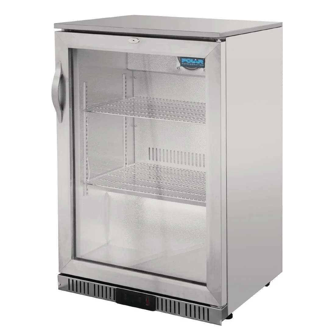 Polar Back Bar Cooler with Hinged Door in Stainless Steel 138Ltr - Image 3