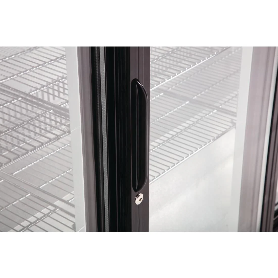 Polar Back Bar Cooler with Sliding Doors in Black 198Ltr - Image 13