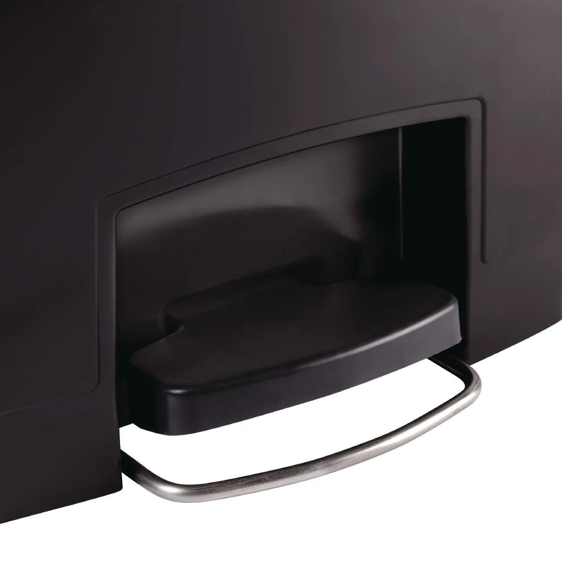 Rubbermaid Slim Jim Step on Front Pedal Black 90Ltr