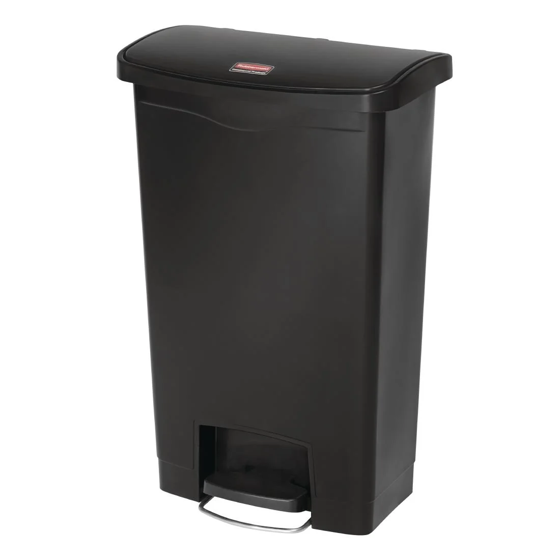 Rubbermaid Slim Jim Step on Front Pedal Black 50Ltr - Image 3