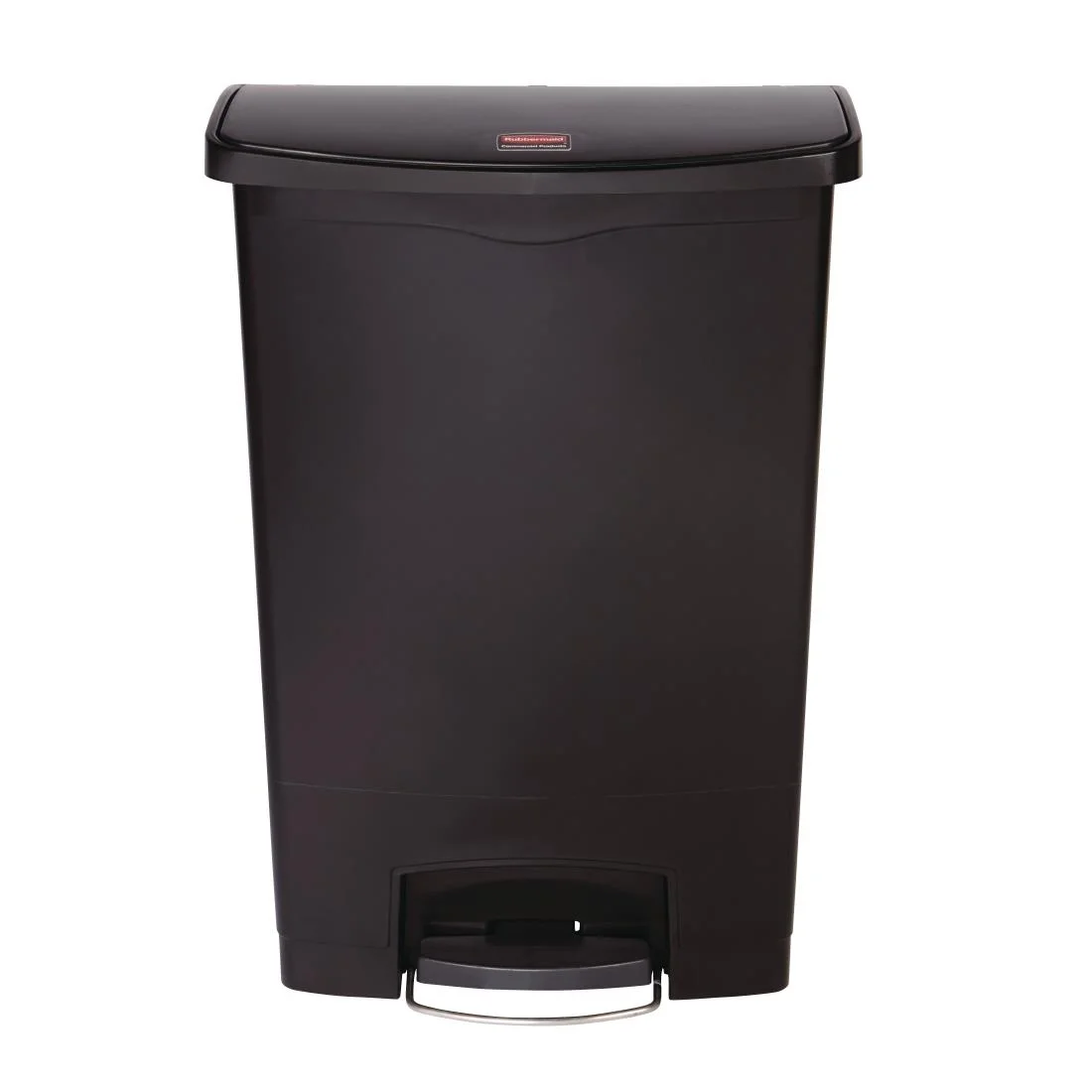 Rubbermaid Slim Jim Step on Front Pedal Black 90Ltr