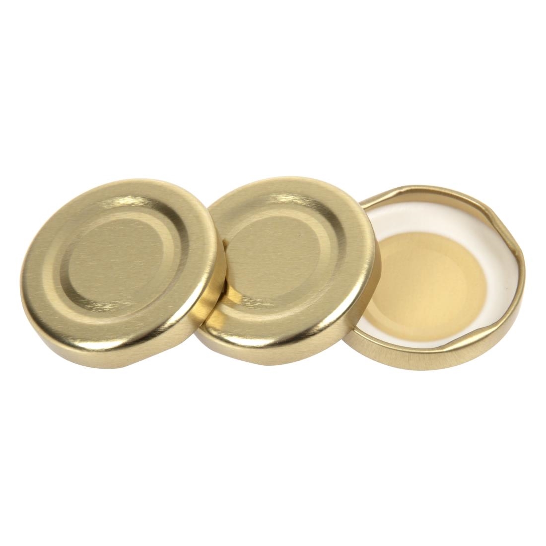 Gold Cap for Mini Milk Bottles