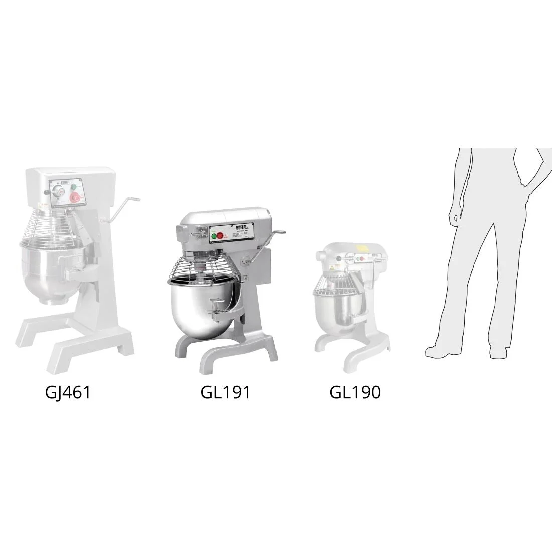 Buffalo Planetary Mixer 20Ltr 1100W - Image 13