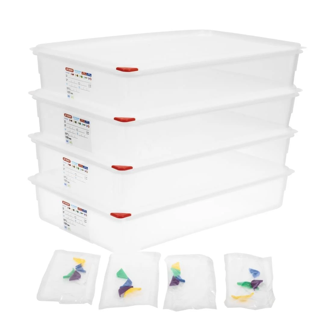 Araven 1/1 GN Food Containers 13.7L with Lid - Image 7
