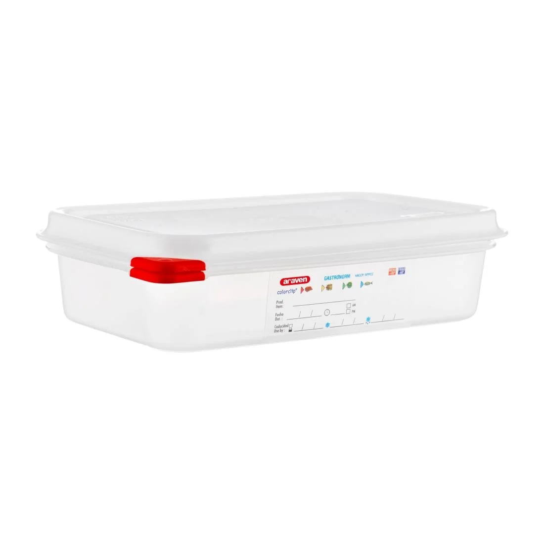 Araven 1/4 GN Food Containers 1.8Ltr with Lid