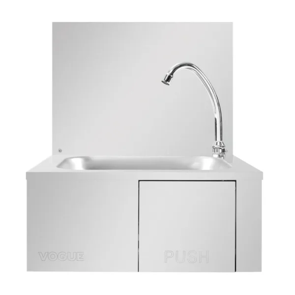 Vogue Stainless Steel Knee Operated Sink