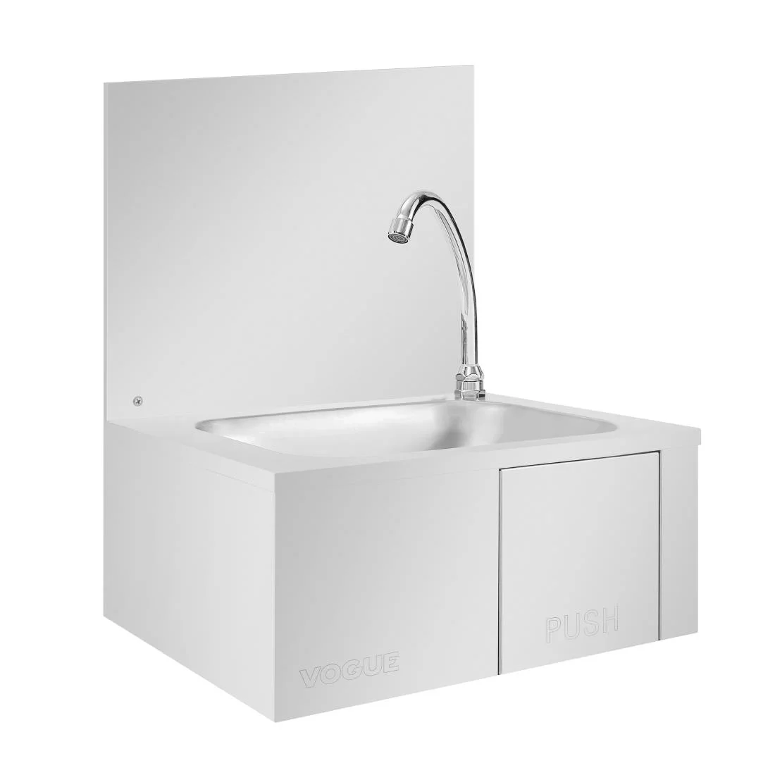 Vogue Stainless Steel Knee Operated Sink - Image 3