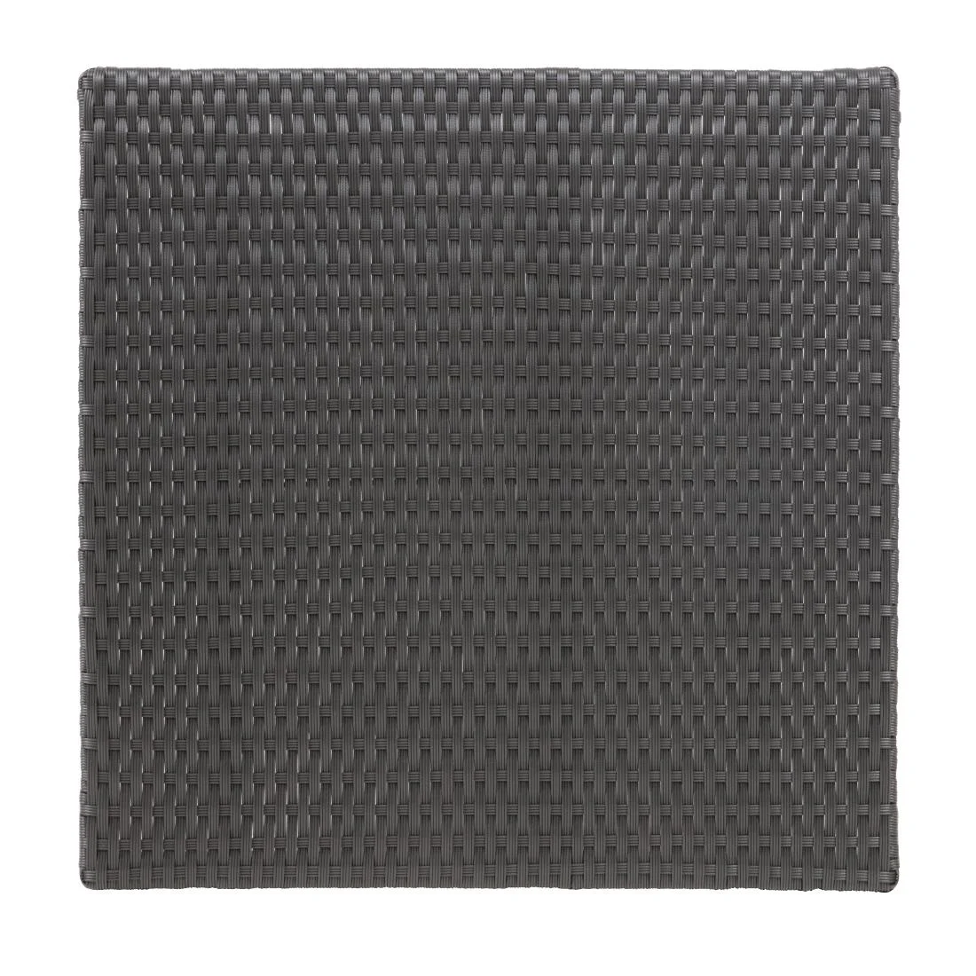 Bolero PE Wicker Folding Square Table 600mm - Image 2