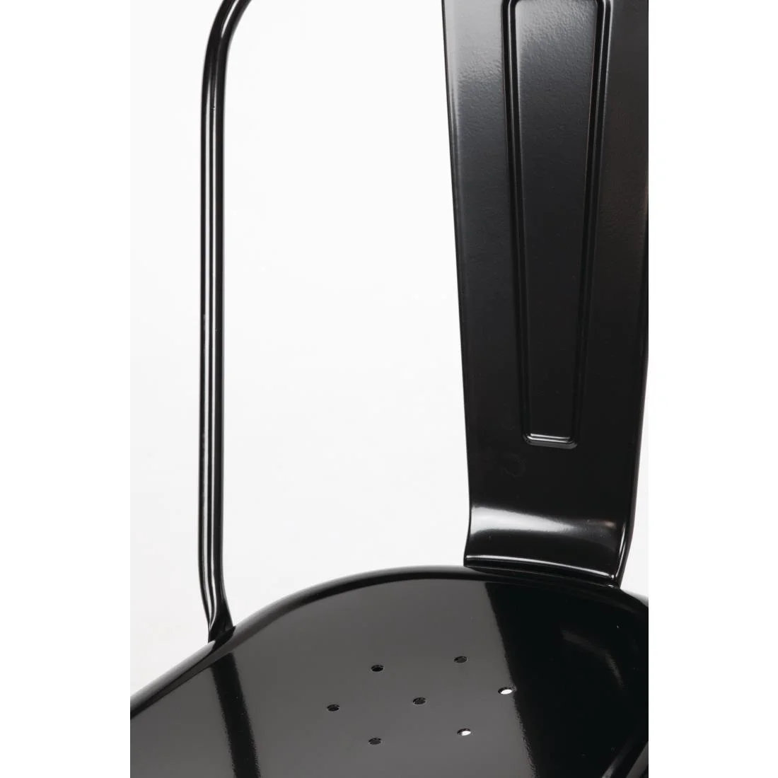 Bolero Bistro Steel Side Chairs Black (Pack of 4) - Image 13