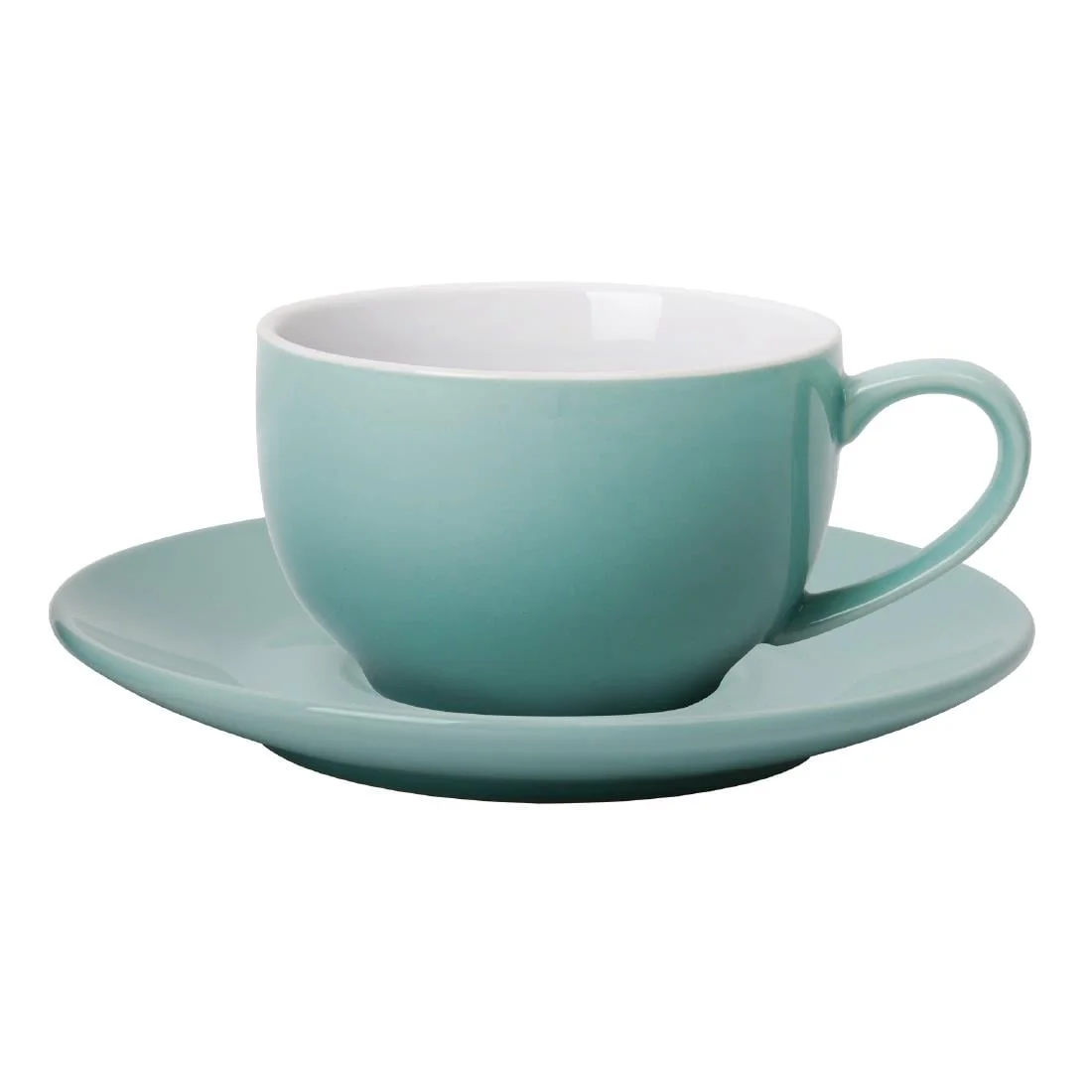 Olympia Cafe Saucers Aqua 158mm - Image 2