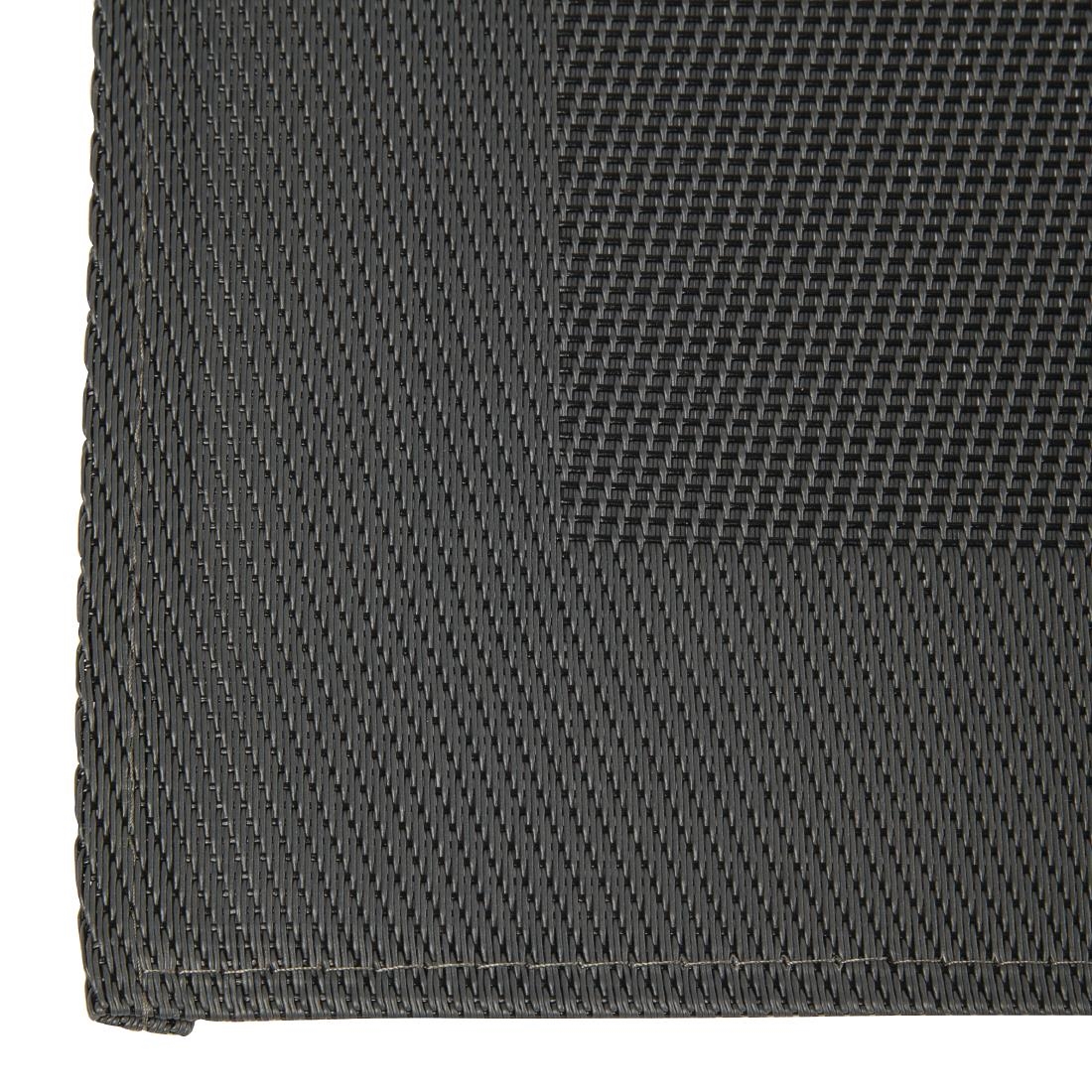 APS PVC Placemat Fine Band Frame Black