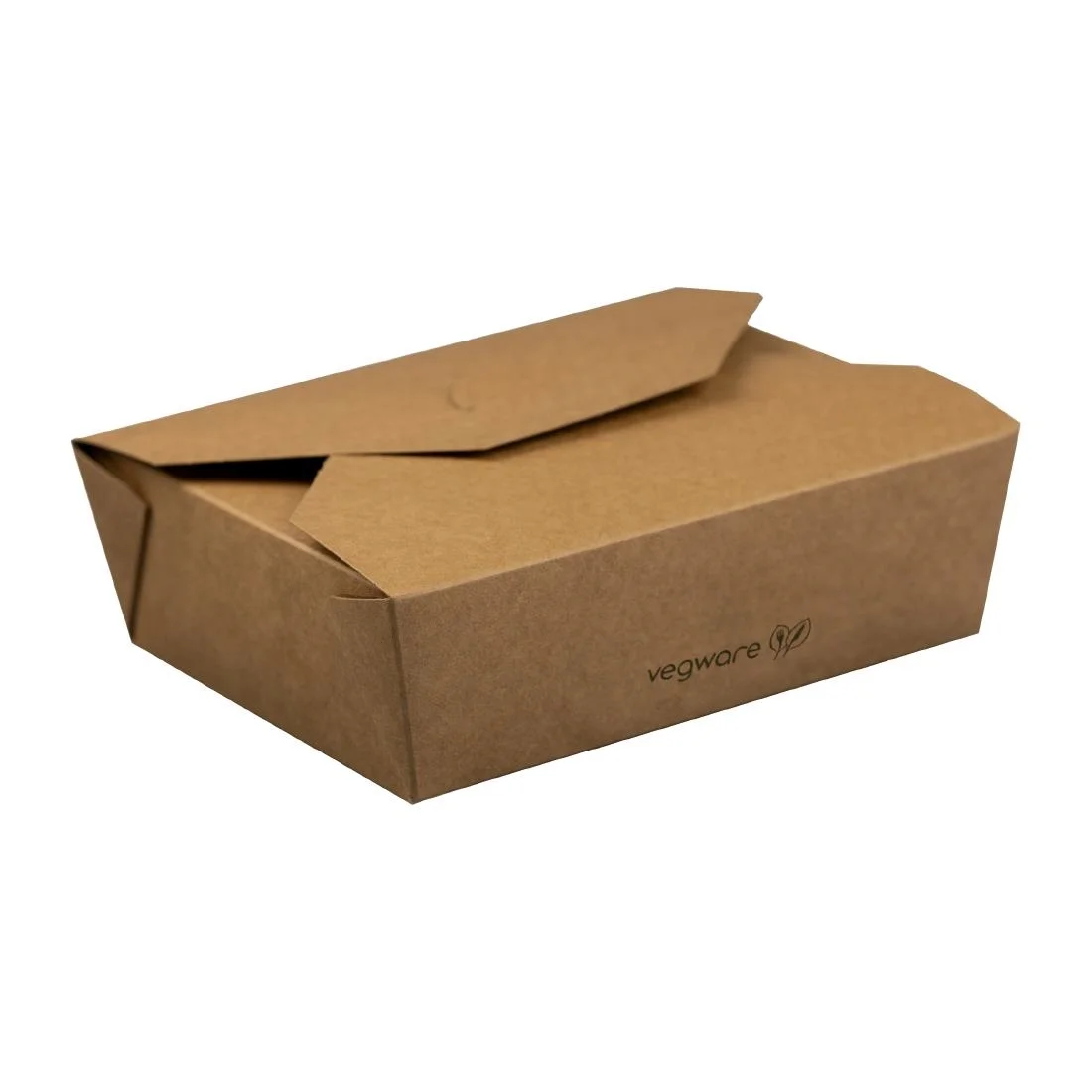 Vegware Compostable Paperboard Food Boxes No.5 1050ml / 37oz (Pack of 150)