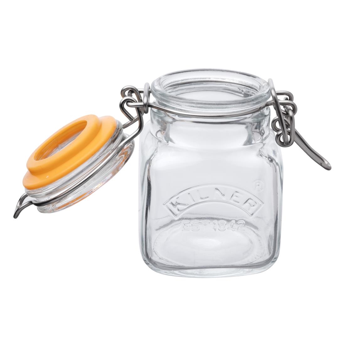 Kilner Square Clip Top Spice Jar 70ml