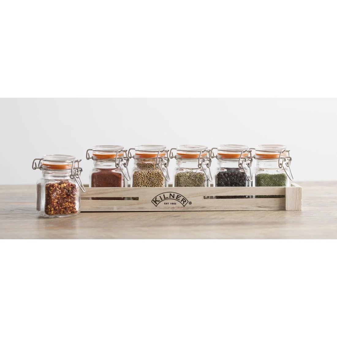 Kilner Square Clip Top Spice Jar 70ml - Image 8